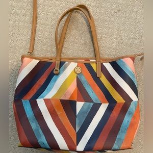 Like new Vintage Tory Burch Colorful Bag Purse Crossbody Tote